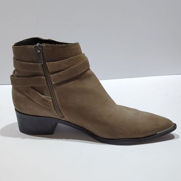 Marc Fisher Mlyatina Pointed Toe Ankle Boot Tan Size 10M - Picture 11 of 12